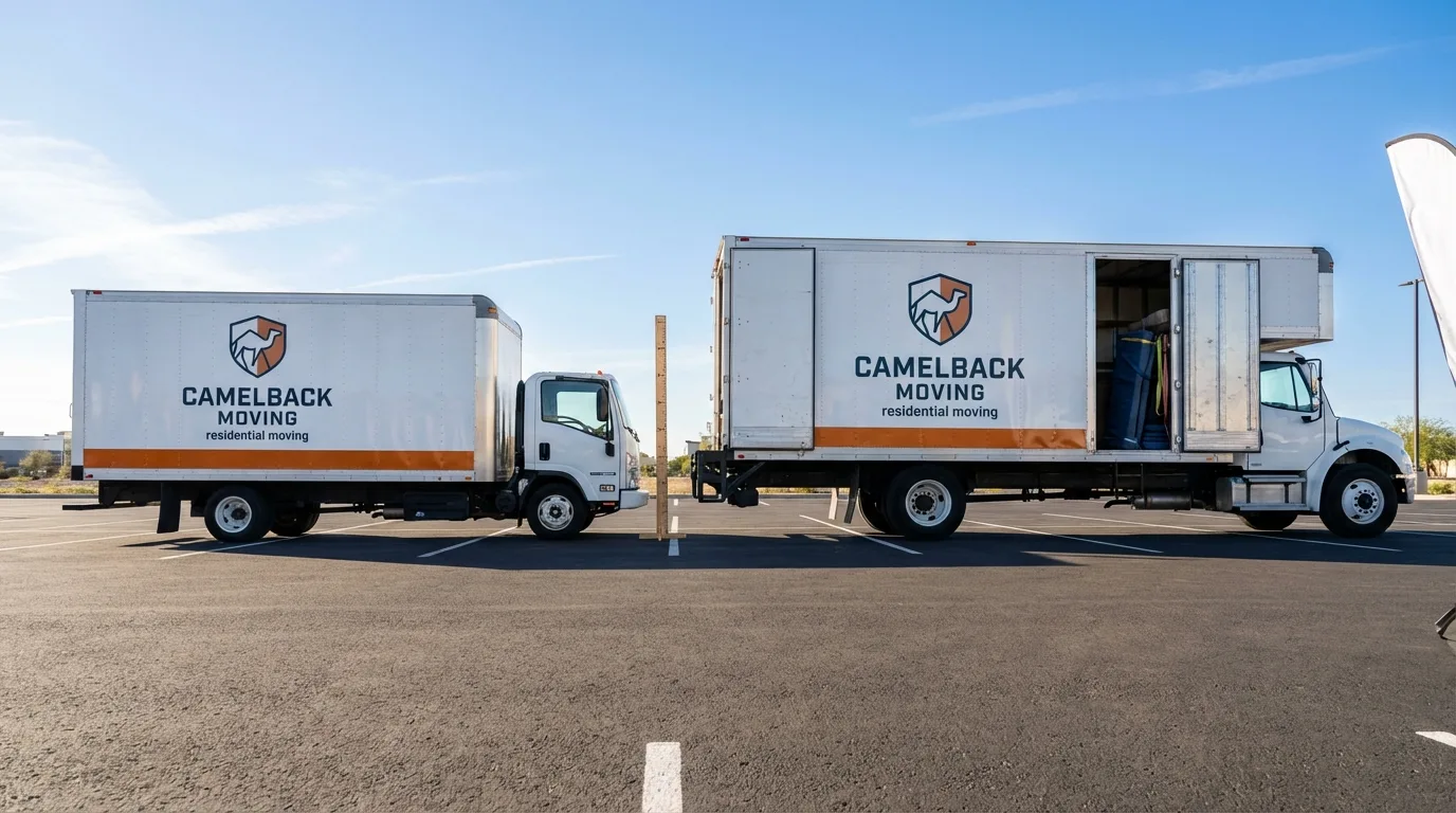 Moving truck size capacity guide in Munfordville